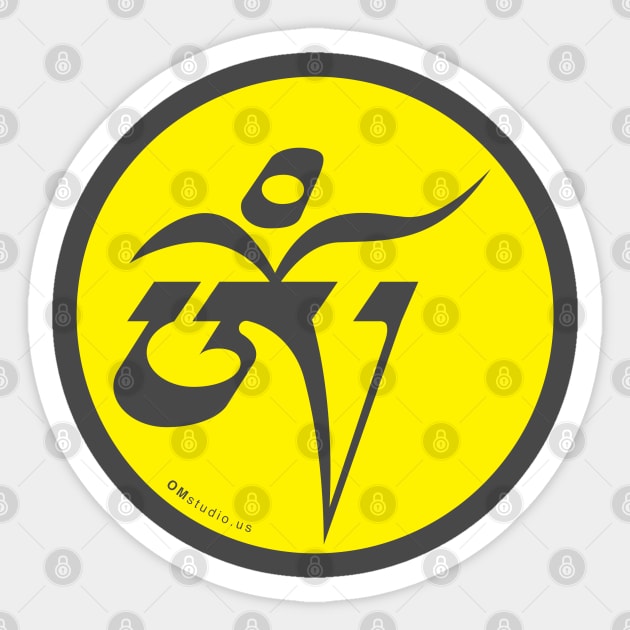 OM Tibet Sticker by omstudio